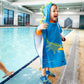 Bade-Poncho "Crocodile Swamp"