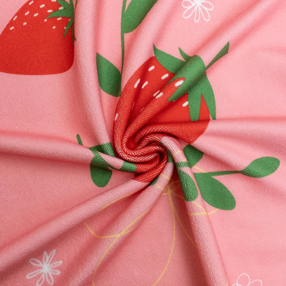 Bade-Poncho "Strawberry Field"