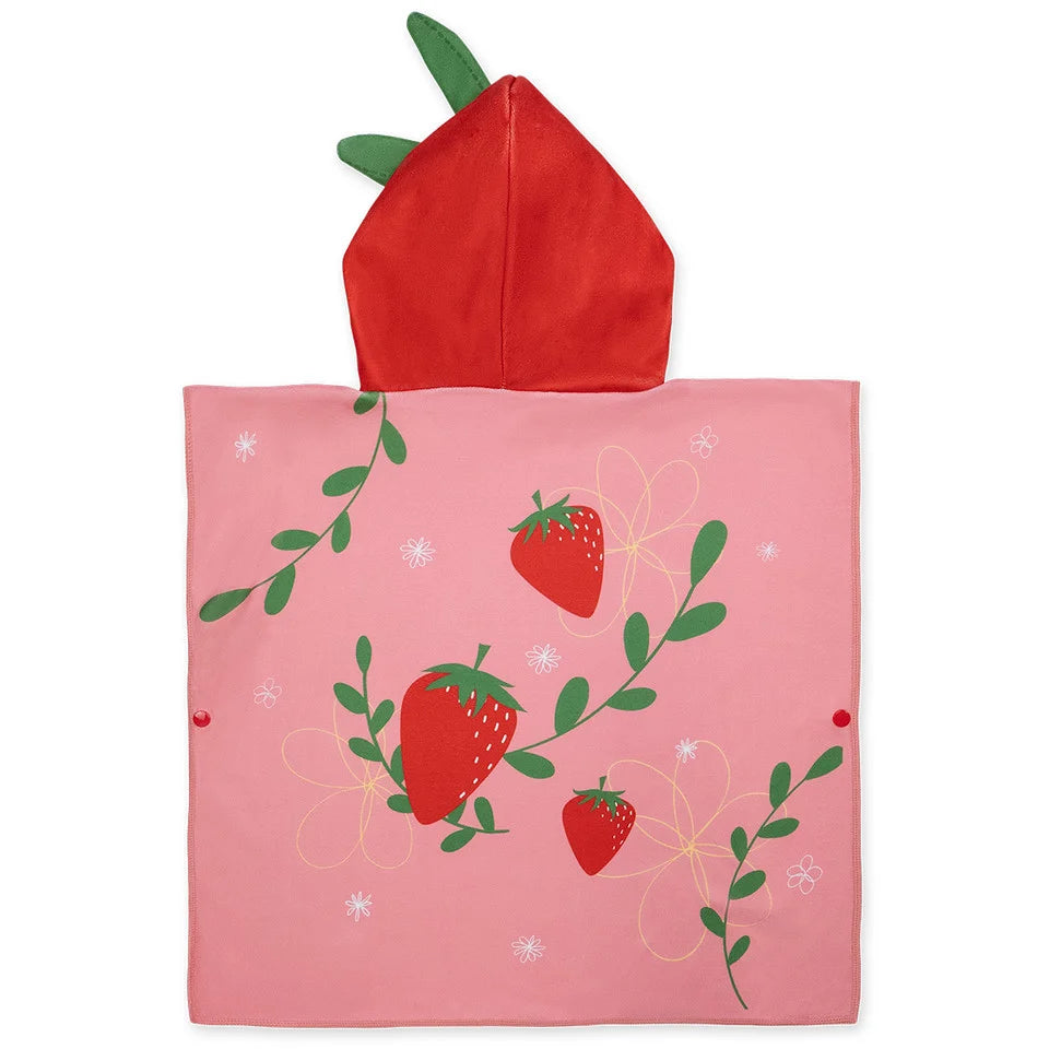 Bade-Poncho "Strawberry Field"