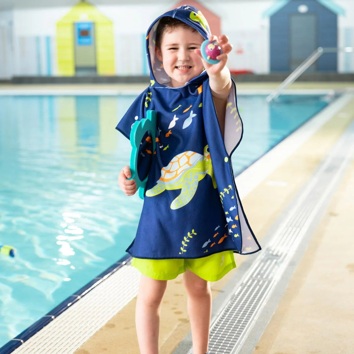Bade-Poncho "Turtle Tide"